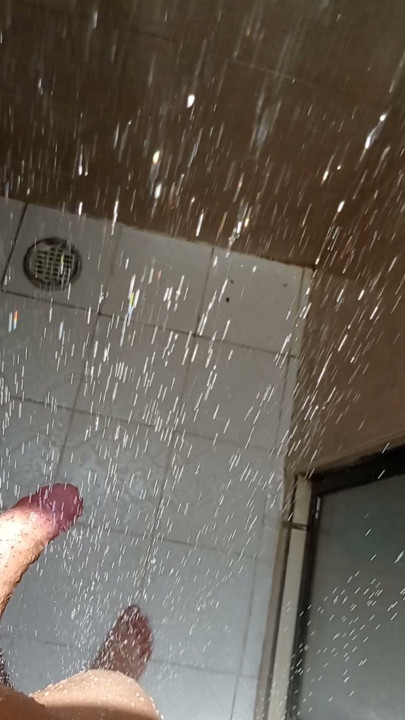 In the bathtub