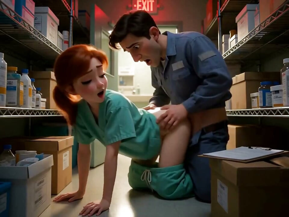 The Blowjob-giving Nurse, Famous Among Doctors and Nurses, Relieves Them During Their Shifts (ai-generated)