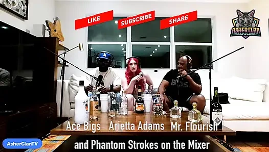 Adult Star Podcast with Arietta Adams Hosted by Mrflourish and Ace Bigs