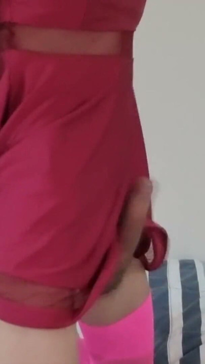 Sissy Wanking Her Big Hard Cock | Clip 1