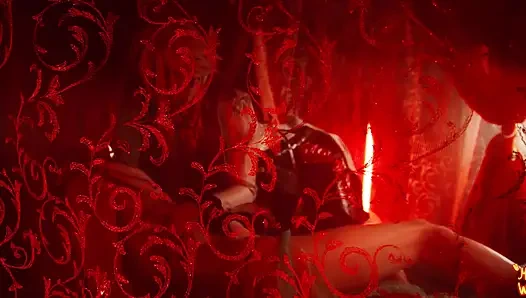 Удар гэнсина. Arlechino заставил путешественника потанцевать для нее - MollyRedWolf