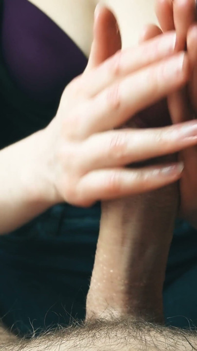 Milf’s skilled hands make big cock cum – 4k | Clip 2