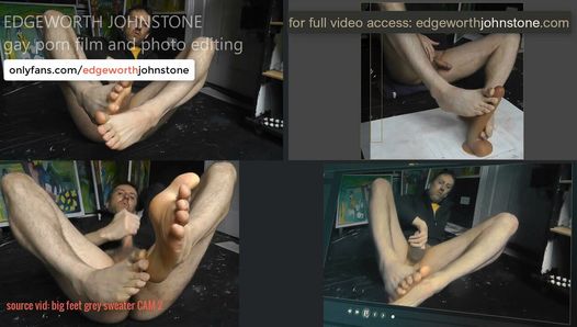 Edgeworth johnstone vídeo publicitário 4 - fetiche por pés grandes