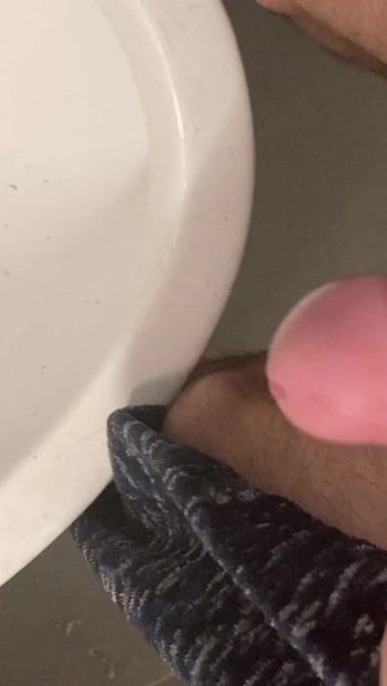 Close Up of My big Divk Pissing