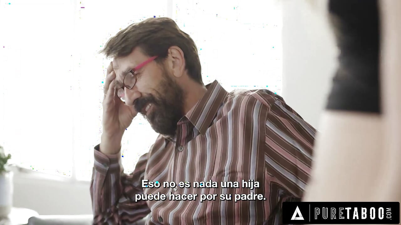 PURE TABOO Riley Star Would Definitely Fuck Her Stepdad To Make Him Feel Better - SPANISH SUBTITLES