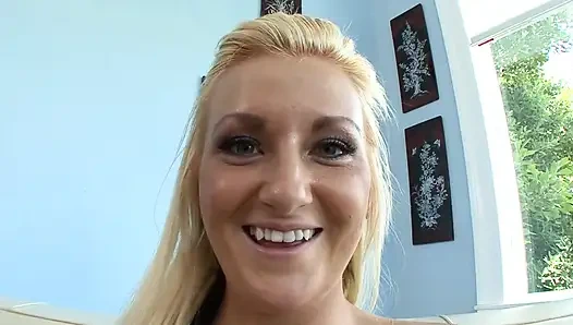 A big cock for the blonde