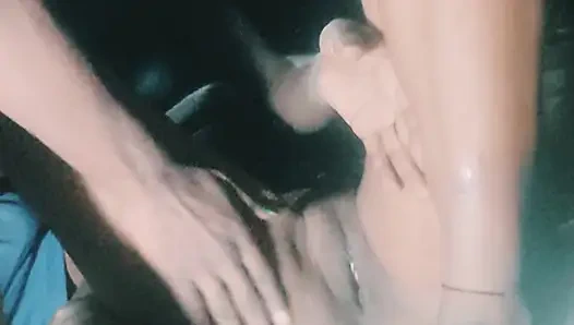 As soon as the virgin girl came back from school, she started doing paella shifts, quenching the thirst of her pussy.