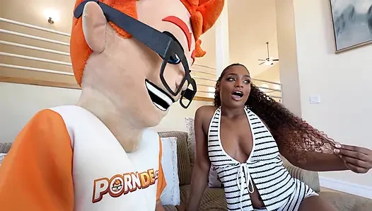 My Big Ass Ebony Maid Rhae Woods Begged for This Job