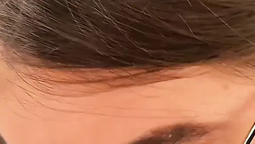 HEIßEs teen 18+ brünette gibt hardcore, schlampigen blowjob, bis mein schwanz nicht mehr in pOV nehmen kann