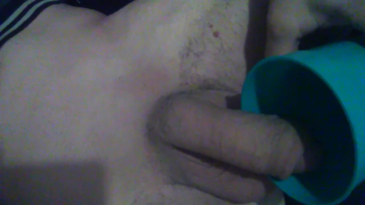 Greedily Tasting Golden Cup of My Fresh Piss
