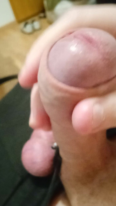 My cock looks like a sexy shemale's cock, doesn't it?