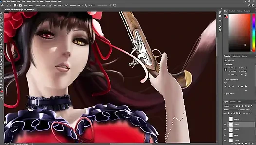 Kurumi timelapse sfw date a live