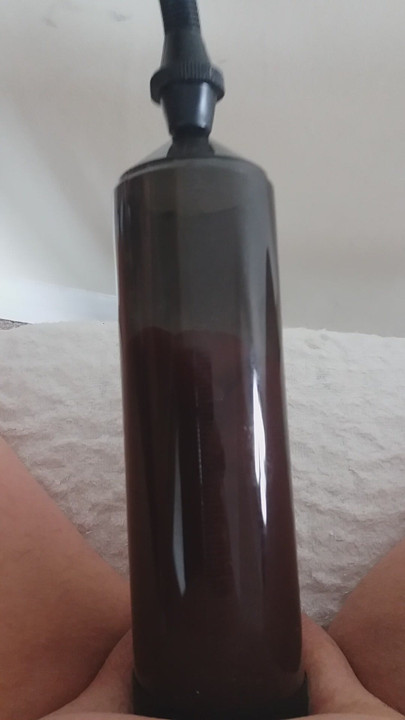 Pumped oiled cock