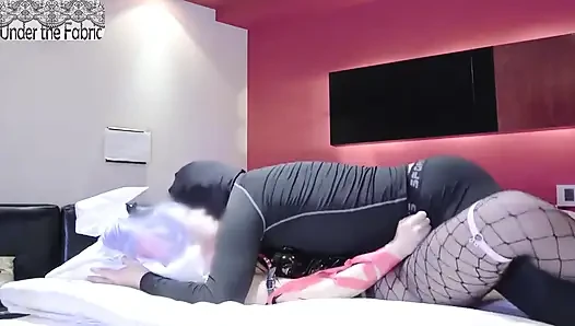 Rabbithole Y-san verwandelt sich in ihre miku fit, schlanke schönheit schlüpft zum sinnlichen spiel - 2