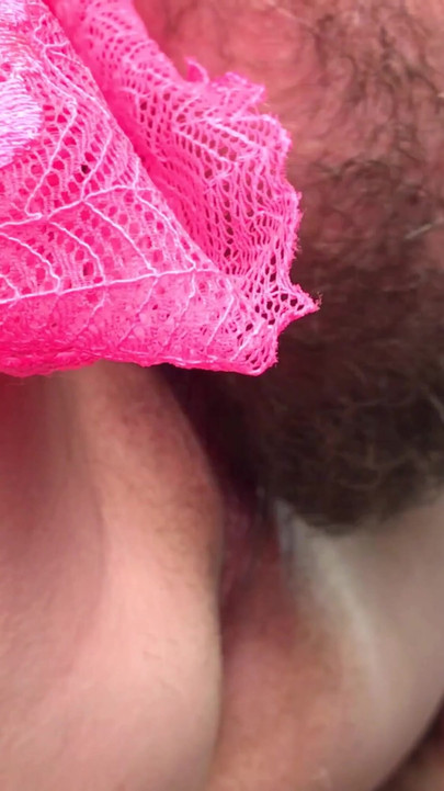 Epic moment from "I felt like I was cumming, but it was a PEE squirt. Pissing on my wife's pussy and panties. Fingering"