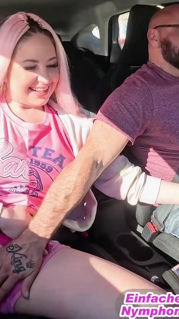 Memorable moment from "German teen hitchhiker fucked outdoors without rubber"