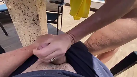 MILF Helps Me Cum at the Pool