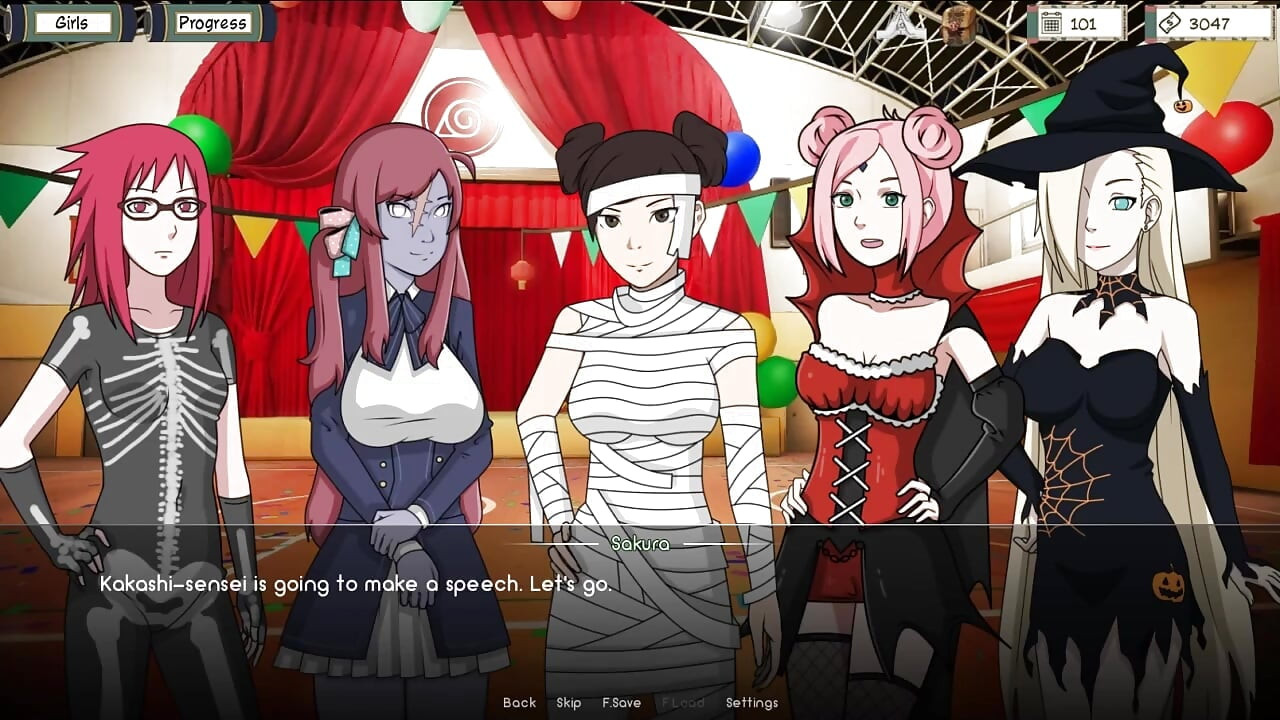 Naruto - Kunoichi Trainer v0.13 parte 43 Halloween! da parte di Loveskysan69