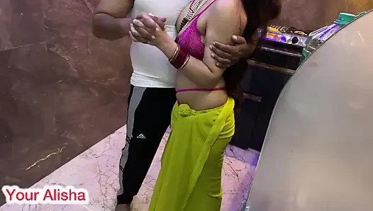 Alisha si kakak ipar india dientot habis-habisan pakai stoking tembus panta!!