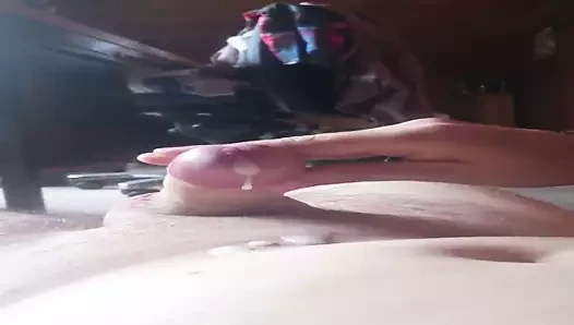 Wanking my cock, ich wichse meinen Schwanz