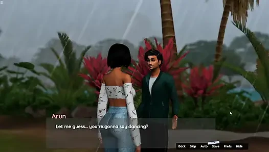 Indische stiefschwester lutscht und gibt einem schwarzen riesigen schwanz blowjob