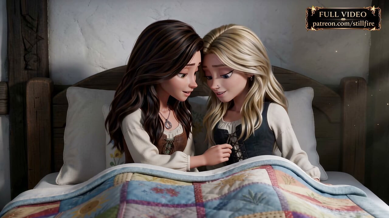 Five More Minutes – Cottage Morning 3D Animated Lesbian Scene