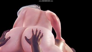 3d cg animação sexo peitões