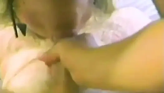 A Firm Tits Blonde Sucking Dick and Swallowing Cum
