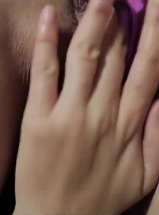 Indonesian Girl Shows off Her Pussy and Masturbates Wearing Purple Satin Lingerie, Latest Indonesian Porn
