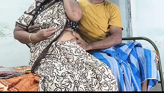 While My Stepmother Was Drinking Water, I Went There, Pulled Her Saree, and Had Sex with Her.