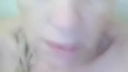 Pam taking a shower