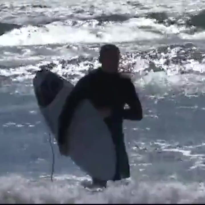Blonde beach babe with massive fun bags fucked by surfer