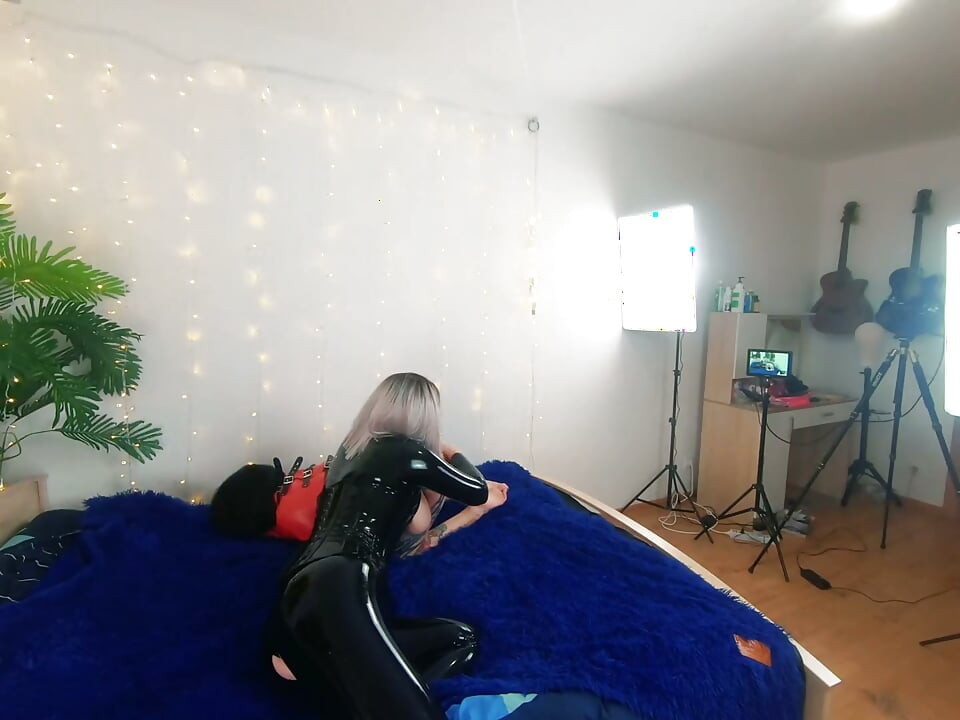 Backstage of Pretty Lesbian Fetish Girls Doing Sex Video. Positive Femdom, Sex Play, Latex Leather