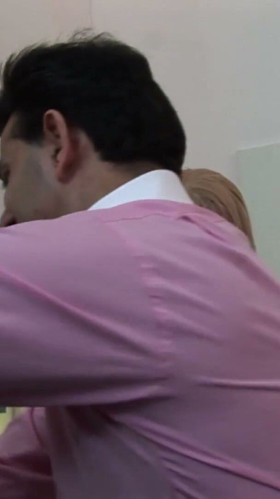 Beautiful blond slut gets her pussy smashed in the art gallery | Clip 1