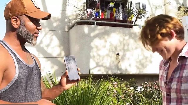 Kyle Is Walking Down The Street When He Suddenly Bumps Into Joe, His Favorite Pornstar