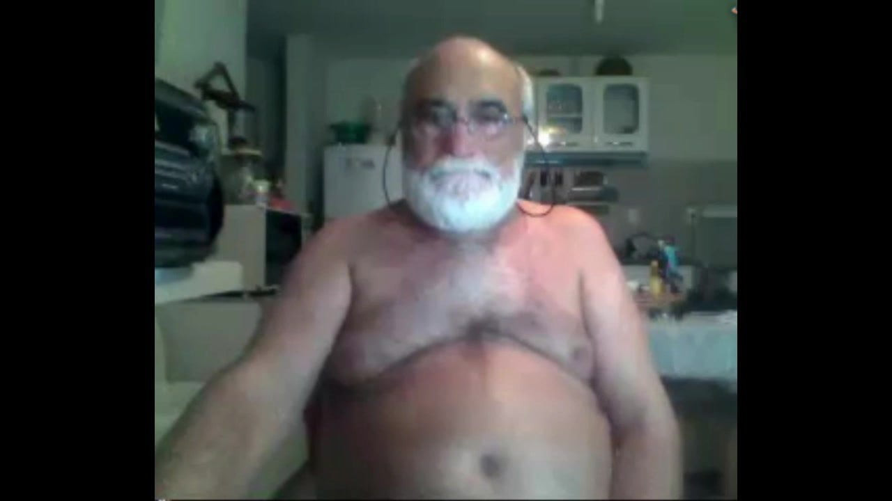 grandpa stroke on webcam