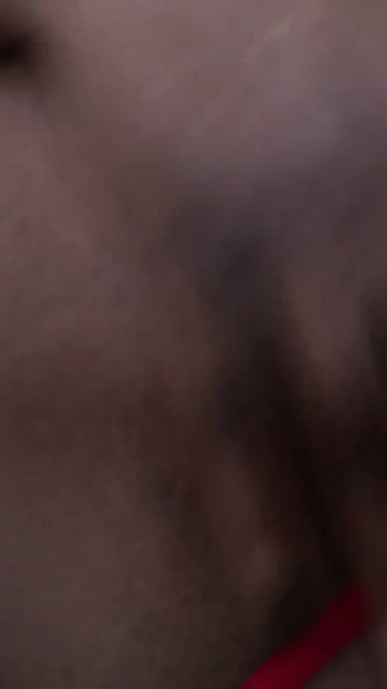 Jaw-dropping moment from "Sexy black Milf gets fucked on coffee table by some random white guy she met in the stores"