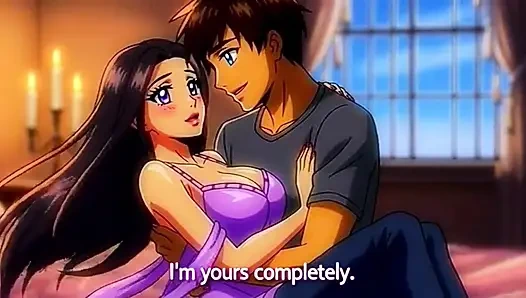 Üvey oğul ateşli üvey annenin büyük göğüslerine masaj yapıyor ve sert sikişiyor