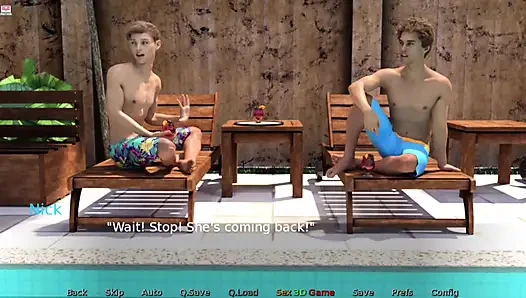 Poolside Threesome with Stepson & His Friend - Project Myriam - Life and Explorations - Ep43