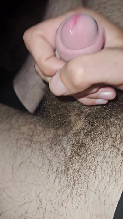 Wanking and slipping a finger in my ass