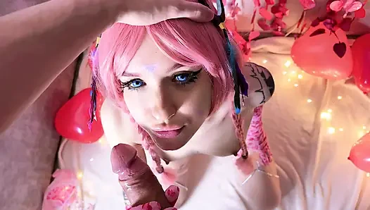 POV blowjob from Citlali on Valentine's Day, Genshin Impact