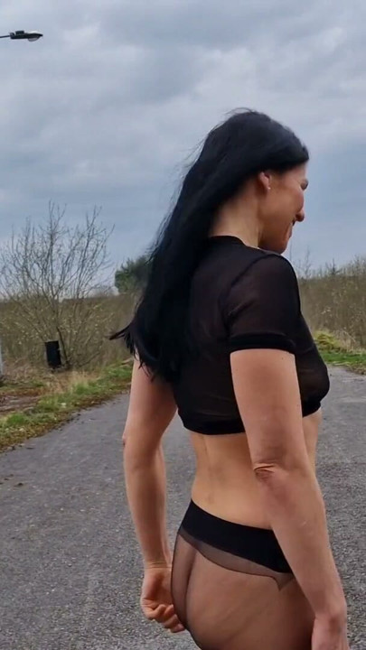 Public no panties outdoor peeing | Clip 1
