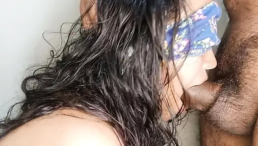 enjoying playing with my stepbrother's big penis head