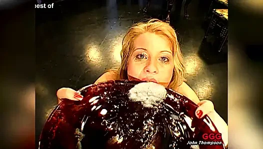 Ggg Джон Томпсон - Мелани Спермахешен, Залитая Спермой Блондинка