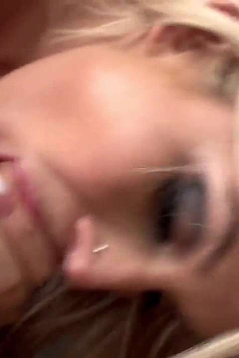 Blonde Rides Hard and Takes Creampie Deep