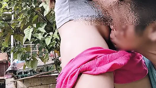 Asian housemaid seduce his old boss while her wife is not around