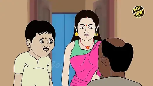 Vlog luar ruangan bhabhi desa India dinikmati dengan pamer dan saree merah India dinikmati bhabhi