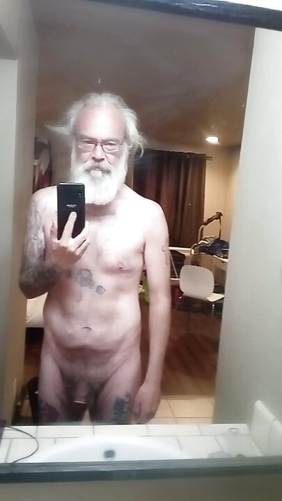 Just a response in a room from a nudist