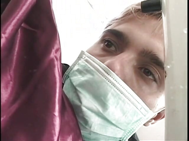 Two bisexual male nurses get naughty with a young babe at the doctor's