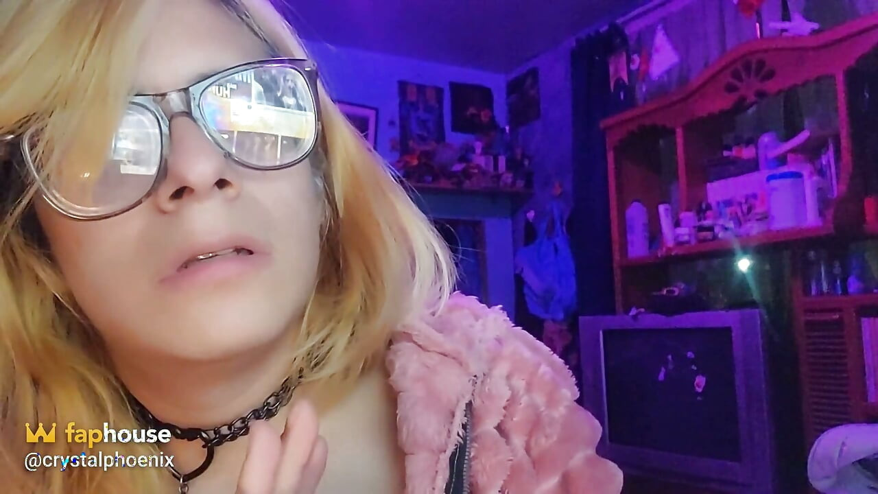 Sissy Wears a Sex Necklace at the Asmr Church